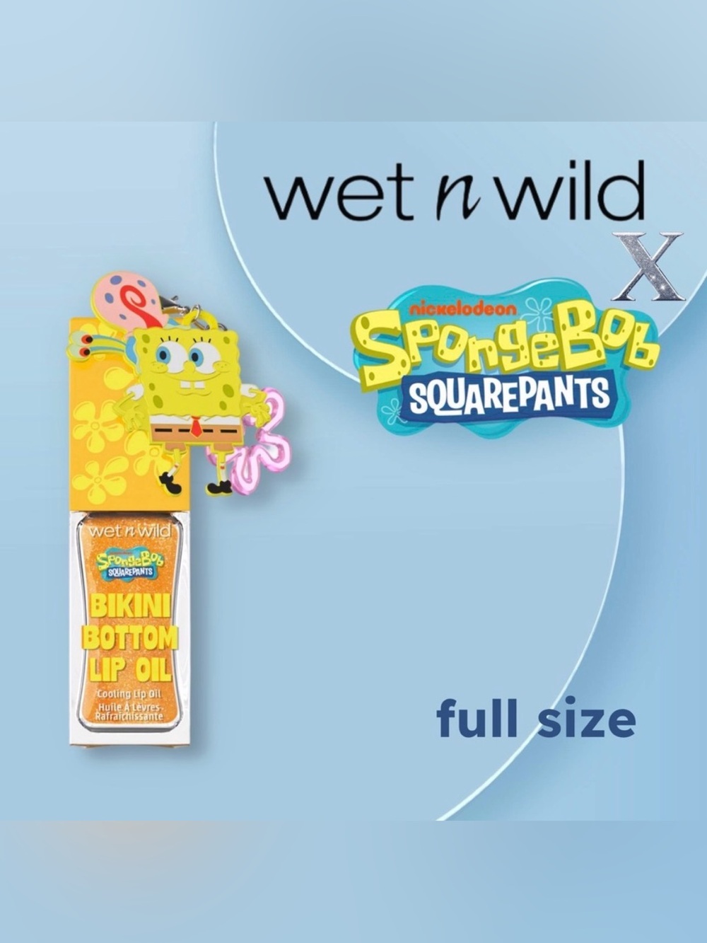 πΊπΈππ¦*BNIB* WET N WILD x SPONGEBOB | BIKINI BOTTOM COOLING LIP OIL | I'M READY